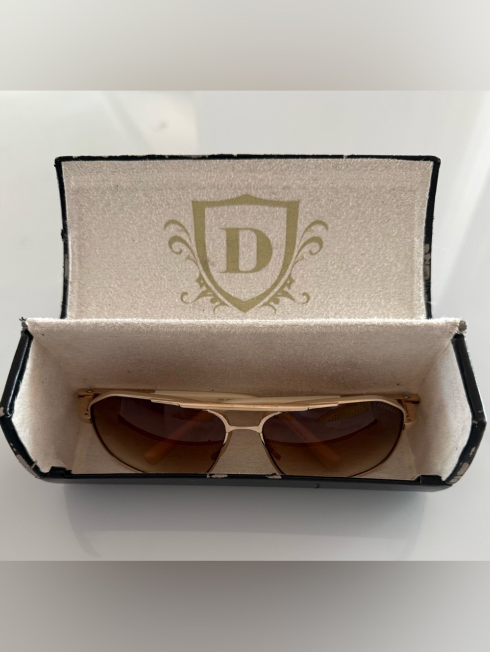 Dita Landmark Titanium DRX2022 Unisex Aviator Sunglasses- OG Case- Made in Japan - Picture 2 of 16